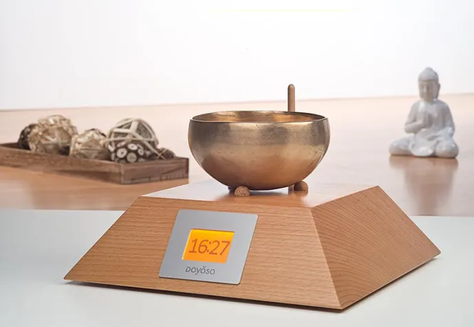 Bild: Entspannt aufwachen mit dem Gong einer echten Klangschale