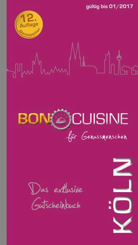 BON CUISINE Menü-Gutscheinbuch Köln 2016/ 2017