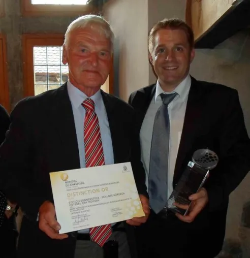 Mondial du Chasselas: WG Schliengen-Müllheim erhält Auszeichnung für den besten deutschen Gutedel Bild: Mondial du Chasselas: WG Schliengen-Müllheim erhält Auszeichnung für den besten deutschen Gutedel