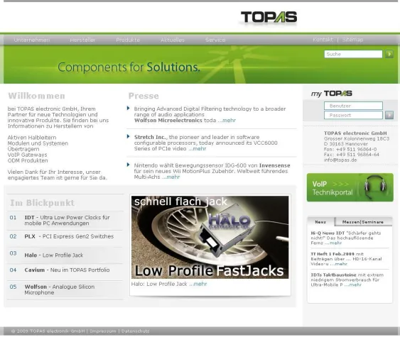 Bild: TOPAS erweitert Onlineservice für Kunden