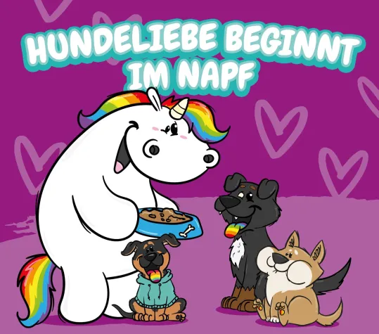 Bild: Liebe geht durch den Magen – auch bei unseren Hunden