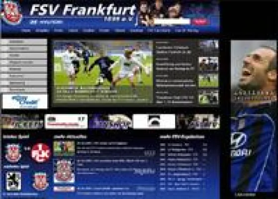 Bild: TripleDoubleU vermarktet in Kooperation mit On:vert die Website des Fußball-Zweiligisten FSV Frankfurt