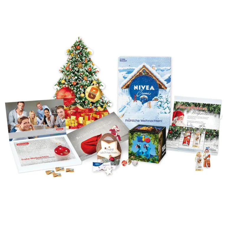 Individuell bedruckte Adventskalender in allen Formen und Größen