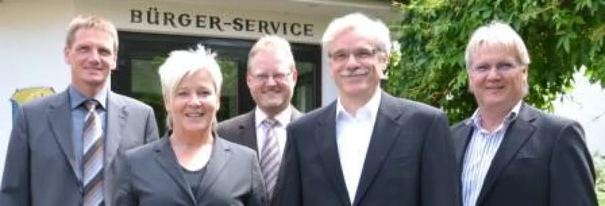 Thomas Trachte, Anne Alsfasser-Deutsch, Volker Becker, Wilfried Stein, Werner Niederquell - Bild N. Volkenrath, wlz