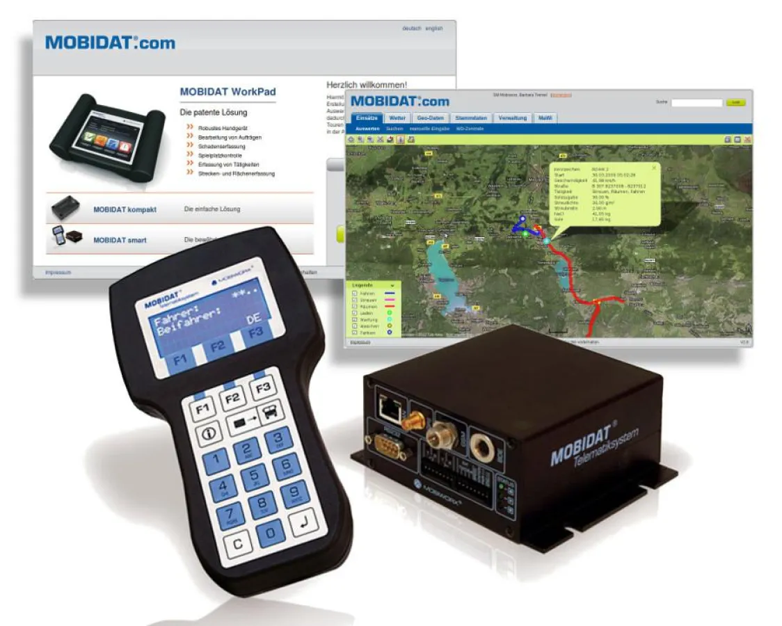 Telematiksystem MOBIDAT smart