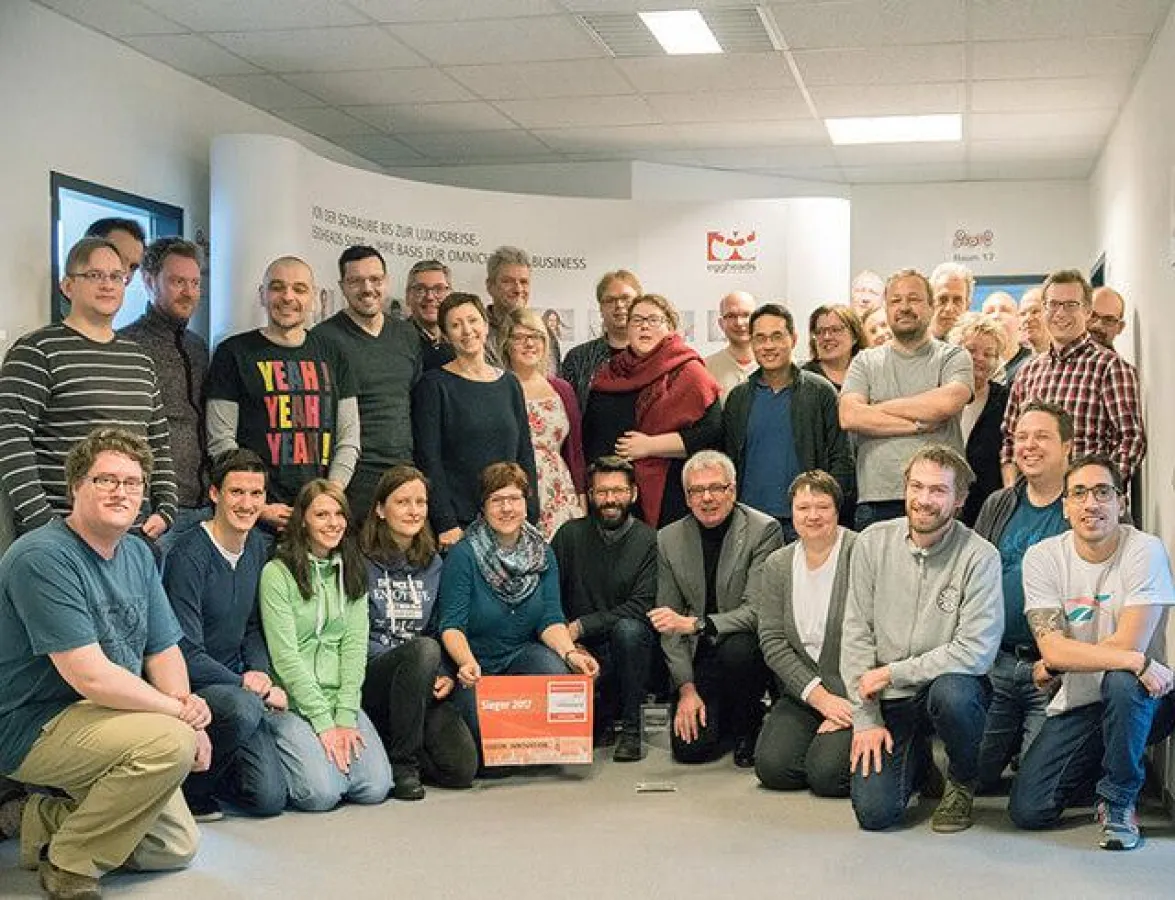 eggheads Mitarbeiter mit dem Innovationspreis-IT