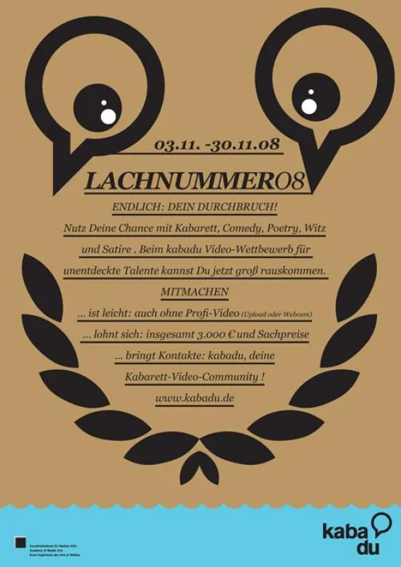 Flyer zum Wettbewerb