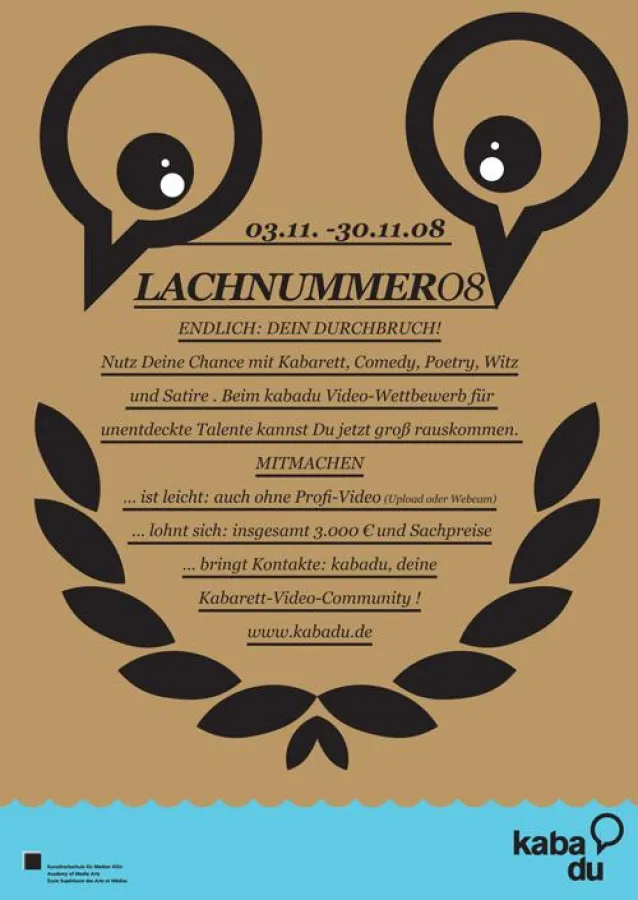 Flyer zum Wettbewerb 