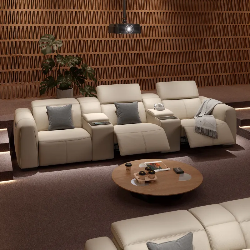Kinosofa mit Sitzheizung (© Sofanella)