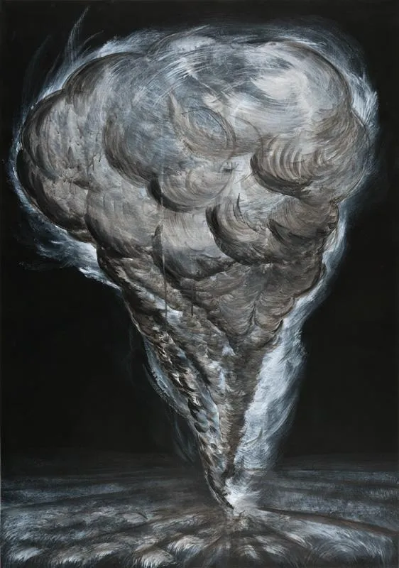 Thomas Moecker . Schwelle zum Nichts (2), 2012, Acryl auf Leinwand, 88 x 68 cm, gerahmt