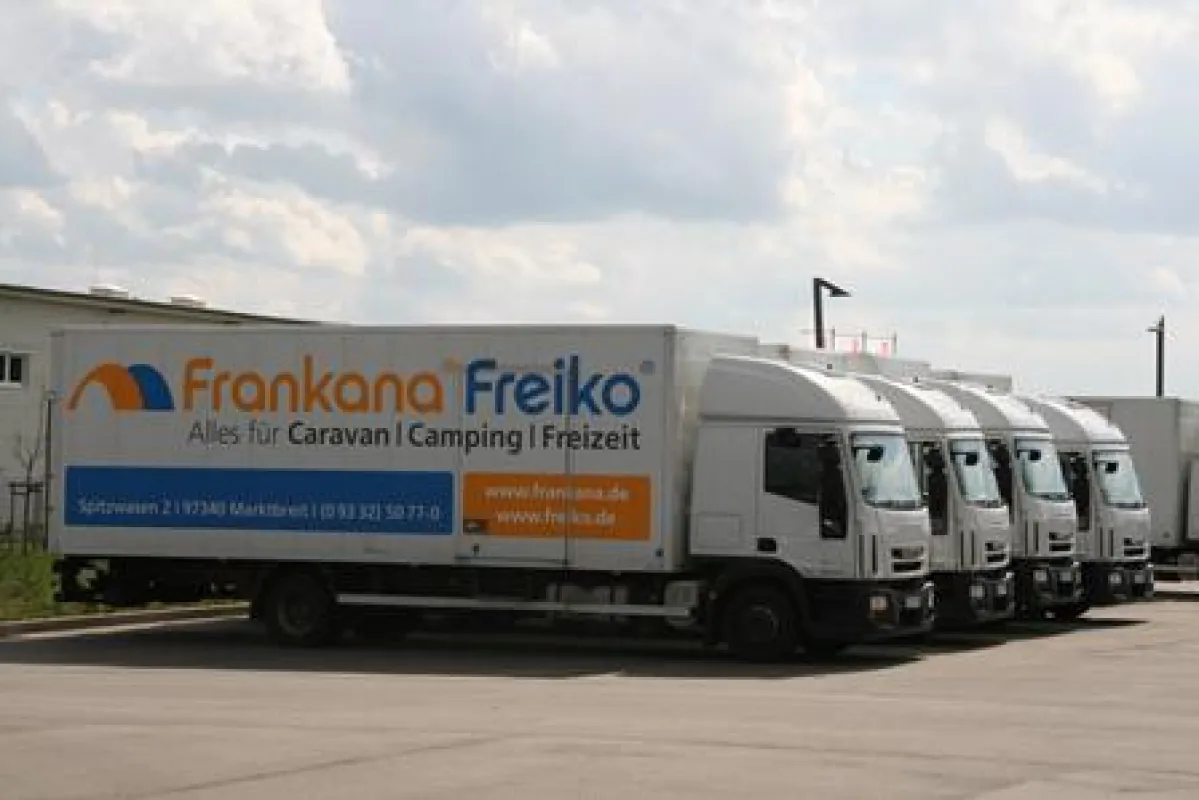 Fördertechnische Anbindung optimiert Intralogistik-Prozesse bei Frankana für Camping-/Freizeitmarkt
