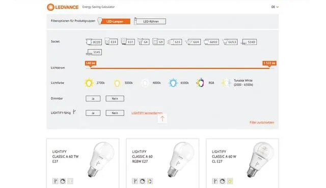 TWT entwickelt Energy Saving App für LEDVANCE Bild: TWT entwickelt Energy Saving App für LEDVANCE