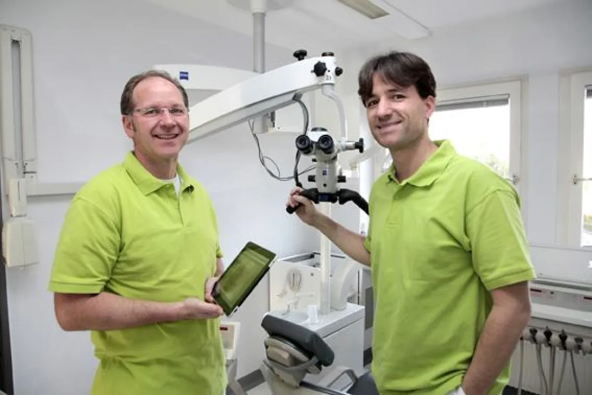 v.l. Dr. Clemens Guter und Guido Stiehle