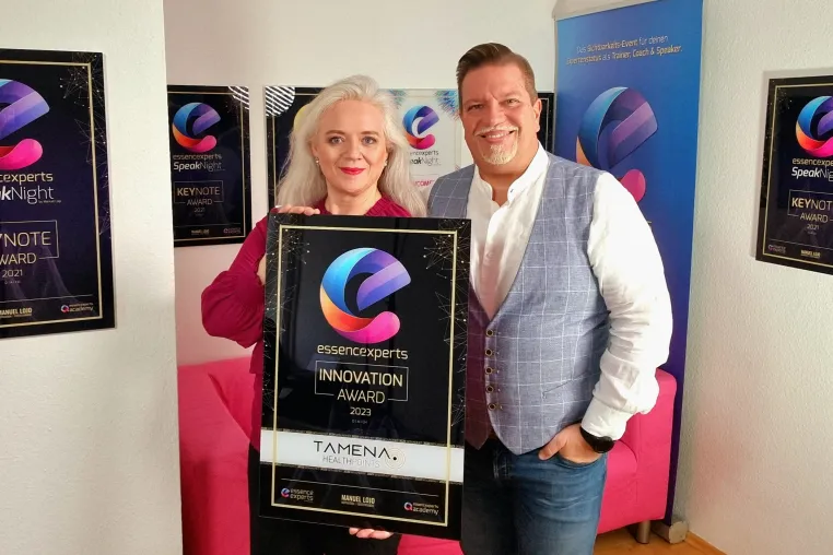 Bild: Melanie Hagemann ausgezeichnet mit dem Essence Experts INNOVATION AWARD 2023