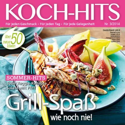 Bild: Zeitschrift KOCH HITS nun auch mit Online-Einkaufliste