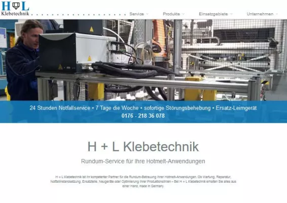H + L Klebetechnik mit neuem Internetauftritt Bild: H + L Klebetechnik mit neuem Internetauftritt