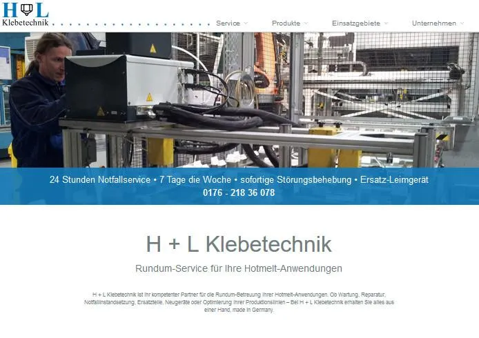 Bild: H + L Klebetechnik mit neuem Internetauftritt