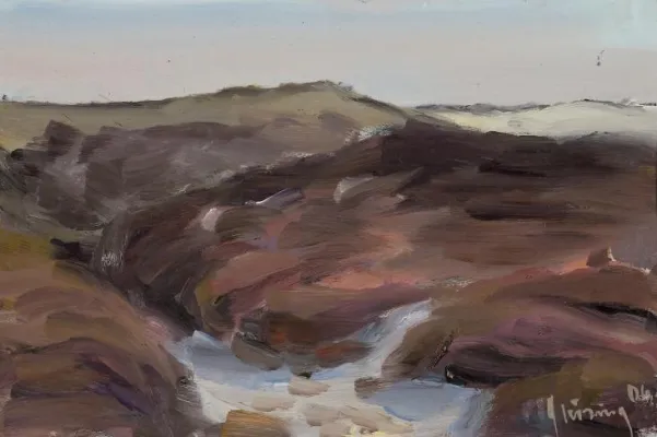 Bild: Heinz Glüsing: Ausgewählte Malerei des 93jährigen Hamburger Künstlers in der galerie carstensen