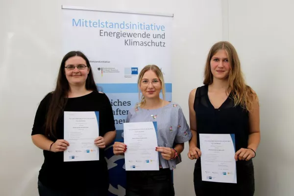 Bild: Azubis von Kräuter Mix gehören zu den besten regionalen Energiescouts