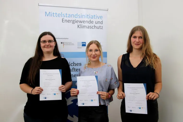 Bild: Azubis von Kräuter Mix gehören zu den besten regionalen Energiescouts