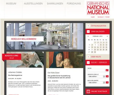 KELLER & KOLLEGEN liefert neue Websites für das Germanische Nationalmuseum Nürnberg und die Dürer-Ausstellung Bild: KELLER & KOLLEGEN liefert neue Websites für das Germanische Nationalmuseum Nürnberg und die Dürer-Ausstellung