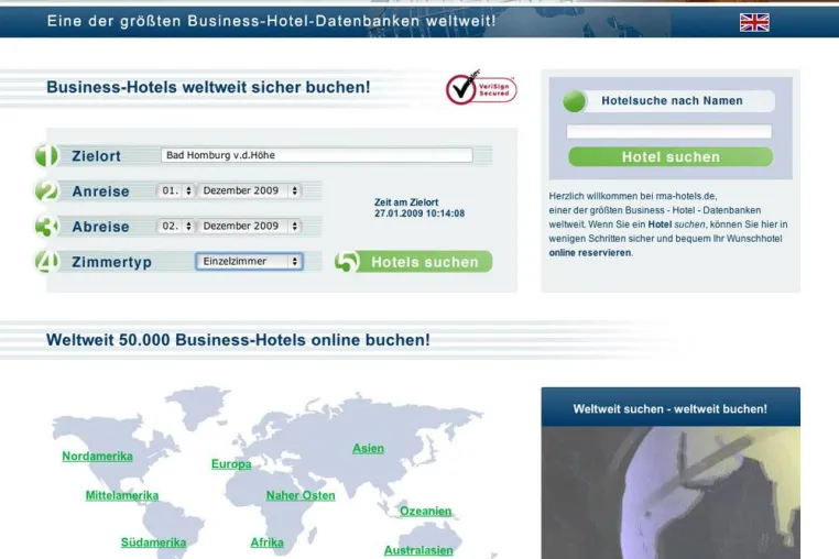 Hotelbuchung pur - rma-hotels bietet ab sofort 50.000 Business-Hotels weltweit Bild: Hotelbuchung pur - rma-hotels bietet ab sofort 50.000 Business-Hotels weltweit