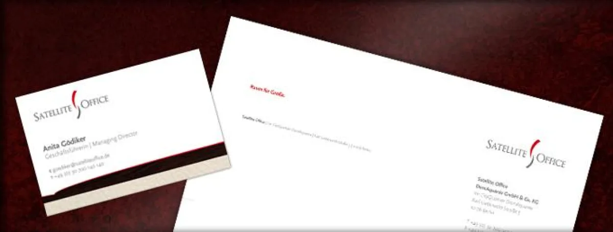 Das neue Corporate Design in Anwendung