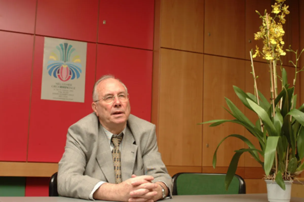 Präsident der Deutschen Orchideen Gesellschaft: Gerd Röllke