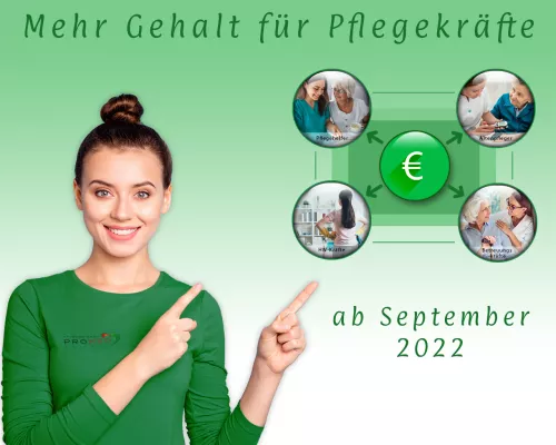 Bild: Mehr Gehalt für Pflegekräfte ab September – ein wichtiger Schritt um dem Pflegekräftemangel entgegenzuwirken