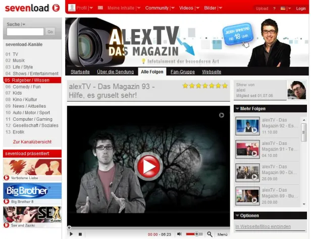 Gruselspaß zu Halloween bei sevenload Bild: Gruselspaß zu Halloween bei sevenload