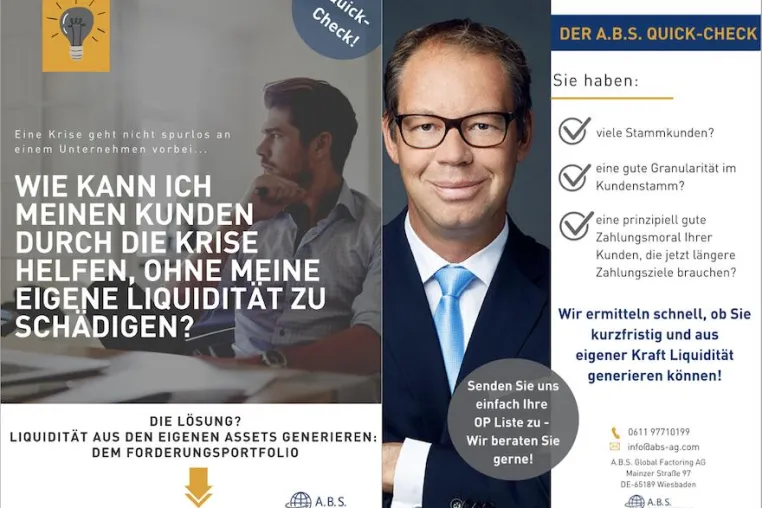 Bild: Factoring gewinnt als Finanzierungsinstrument in der Krise an Bedeutung