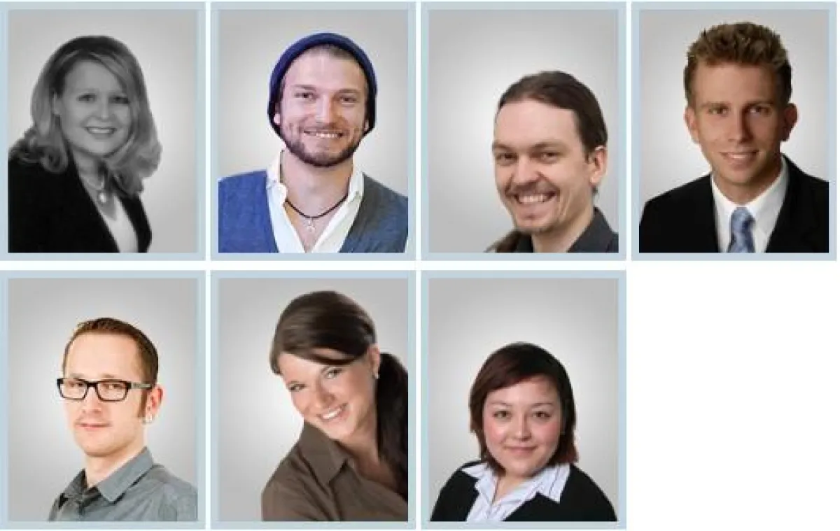 Von links nach rechts: Bettina Korb, Olliver Heins, Sirko Rückmann, Benjamin Plass, Dirk Köhler, Inken Petersen, Melanie Adam.