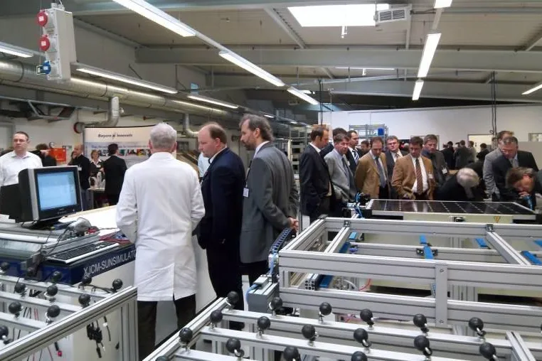 Bild: Cluster-Treff zur Konzentratortechnologie bei Solar*Tec AG in Aschheim