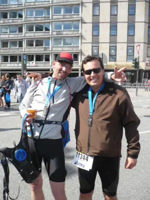 AP Sportsteam beim Hamburg Triathlon 2009 Bild: AP Sportsteam beim Hamburg Triathlon 2009