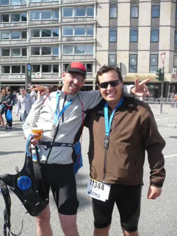 AP Sportsteam beim Hamburg Triathlon 2009 Bild: AP Sportsteam beim Hamburg Triathlon 2009