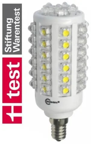Bild: Stiftung Warentest testete BIOLEDEX ® SuperFlux LED Birne E14