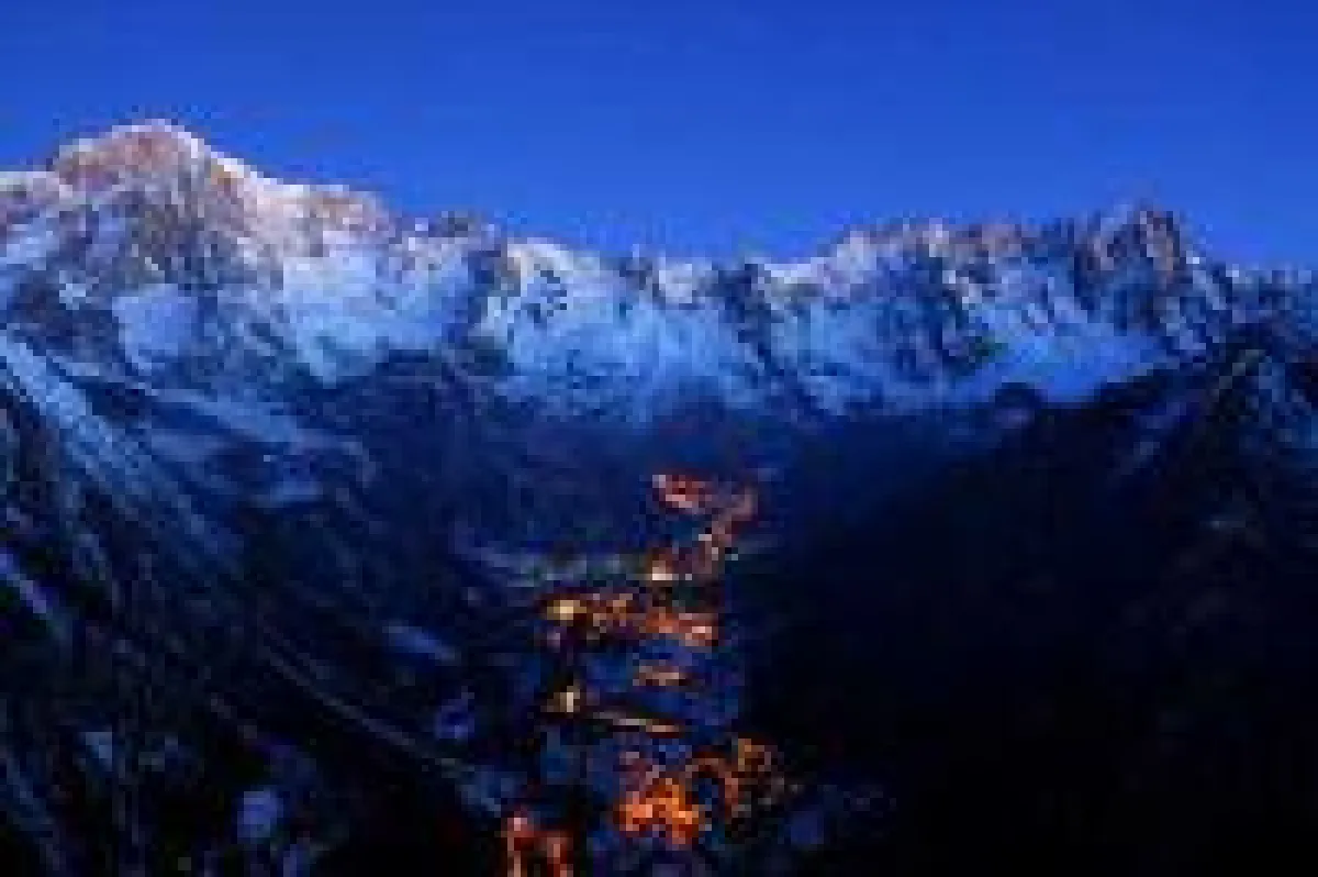 Sonnenuntergang Aostatal Mont Blanc © Foto archivio Regione Autonoma Valle d'Aosta