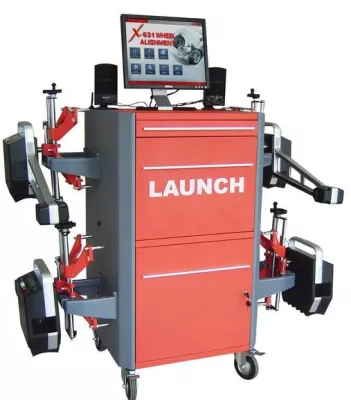 Bild: LAUNCH X-631 wireless Achsmessgerät mit 8-Kopf-Technik