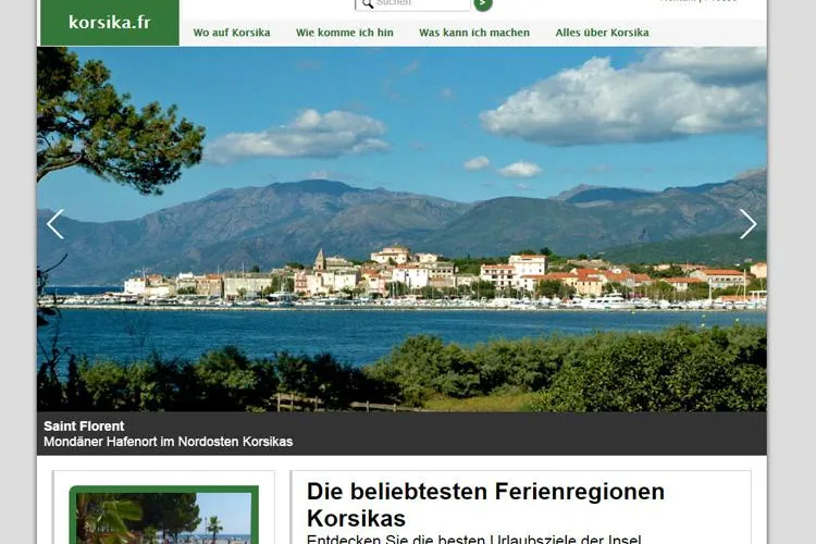 korsika.fr ist ab heute mit neuer Website online: Frisches Design und mehr Funktionen Bild: korsika.fr ist ab heute mit neuer Website online: Frisches Design und mehr Funktionen