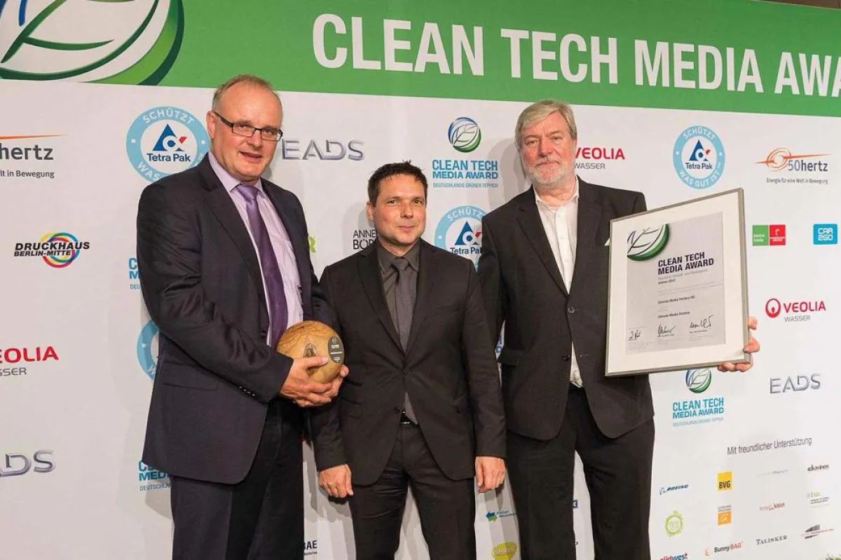 Climate Media Factory gewinnt Clean Tech Media Award _ Copyright Ulf Büschleb