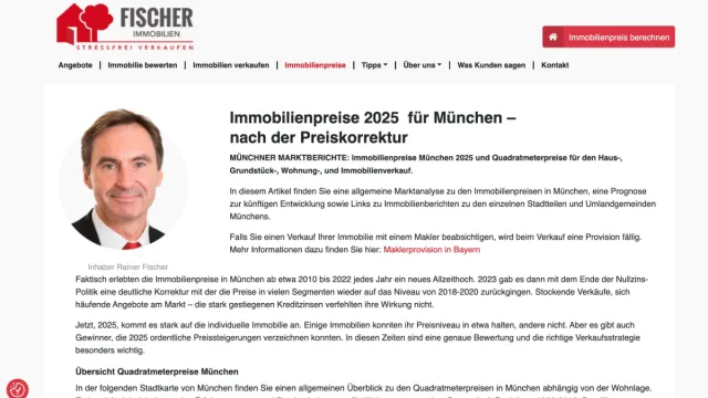 Bild: So entwickeln sich die Immobilienpreise in München und Umland - Expertenwissen von Rainer Fischer Immobilien