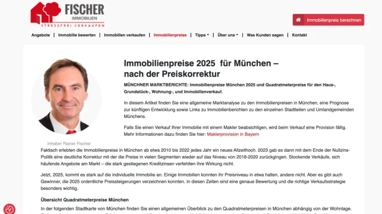 So entwickeln sich die Immobilienpreise in München und Umland - Expertenwissen von Rainer Fischer Immobilien Bild: So entwickeln sich die Immobilienpreise in München und Umland - Expertenwissen von Rainer Fischer Immobilien