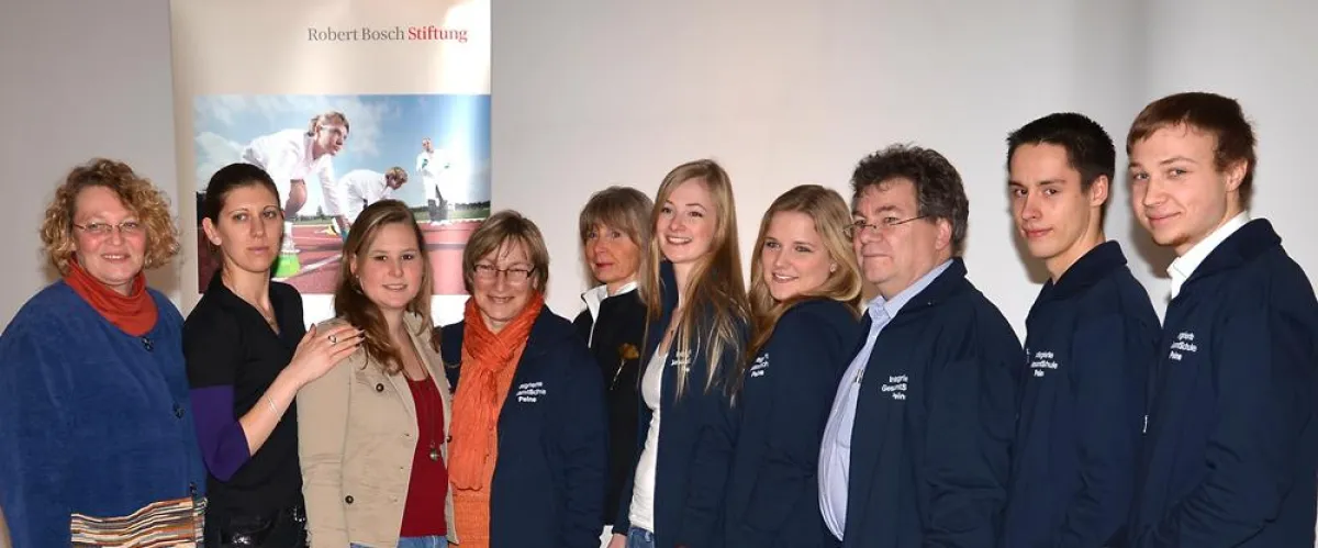 Verleihung der Auszeichnung an das Team vom Tier- und Ökogarten der IGS Peine