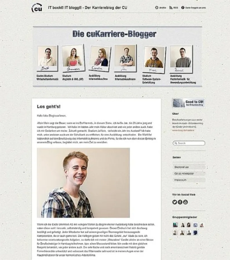 Karriereblog Circle Unlimited AG