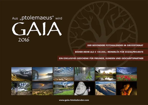 Der neue Fotokalender 'GAIA' 2016 Bild: Der neue Fotokalender 'GAIA' 2016