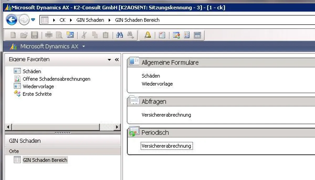 Makelrverwaltungsprogramm GIN-AX