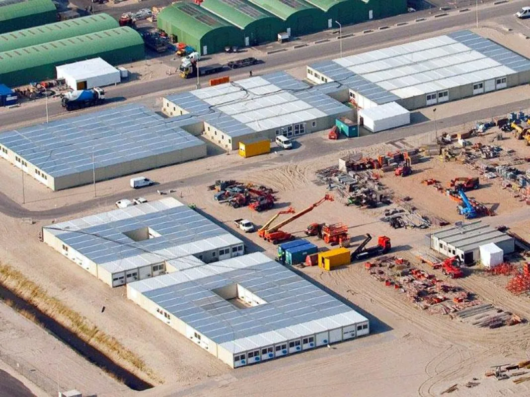 Die Großbaustelle hat eine Größe von mehr als 150.000 Quadratmetern.
