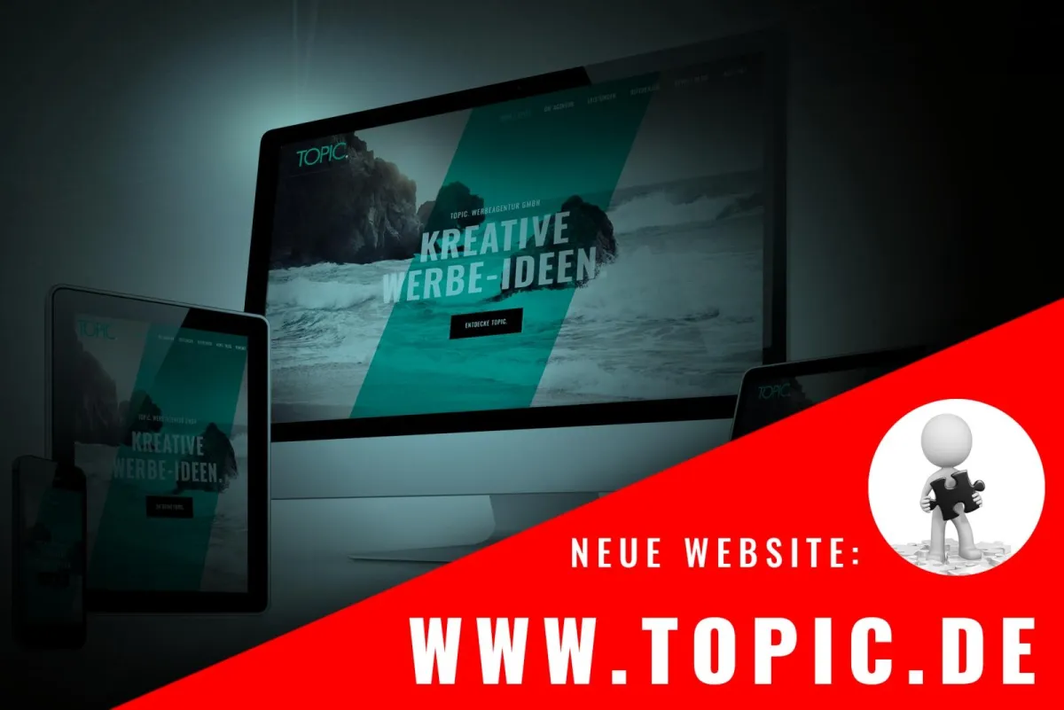 Oktober 2019: Die neue TOPIC. Website ist online