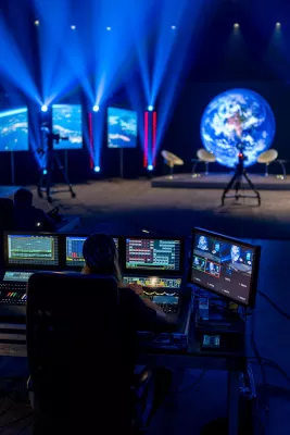 Bild: Temporäres Streaming-Studio für satis&fy in Werne