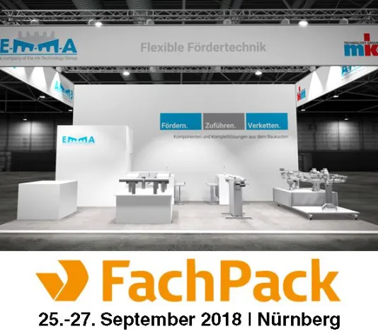E-M-M-A und Maschinenbau Kitz auf der Fachpack 2018 Bild: E-M-M-A und Maschinenbau Kitz auf der Fachpack 2018